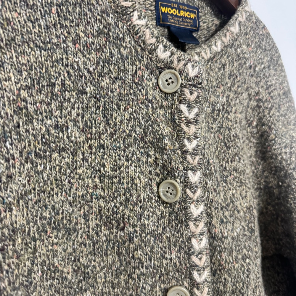 Woolrich Women's Vintage Wool Blend Cardigan Size Medium - Picture 3 of 10